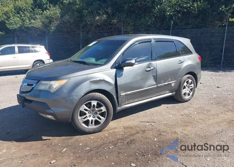 2007 Acura Mdx Technology Package z USA, uszkodzony, nr VIN 2HNYD28417H537101